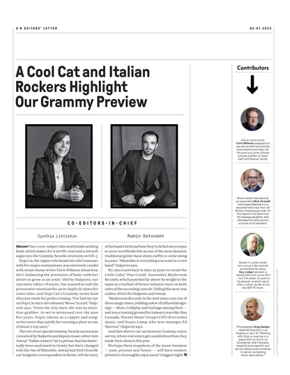 Variety - 23.02.01 Edition: Grammys 2023, Doja Cat Talks Changing Looks, Sound & Story Behind Vegas Track From Elvis, Best New Artist Nominee Måneskin Italian Traditional Rock Band Members & More!