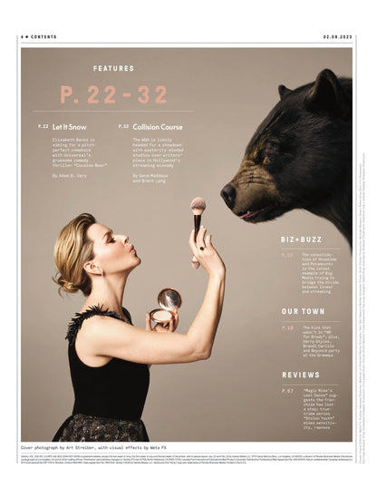Variety - 23.02.08 Edition: Paws Up! Elizabeth Banks Comeback With Universal's Gruesome Comedy Cocaine Bear, WGA Headed For Showdown With Studios In Streaming Economy, Magic Mike's Last Dance & More!