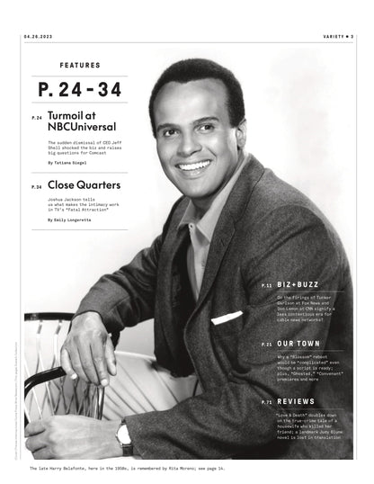 Variety - 23.04.26 Edition: Shell Shocked, Sex Scandal & Sudden Fall Of NBC Universal CEO Jeff Shell, What's Next For Comcast?, Joshua Jackson Talks Intimacy Work In TV's Fatal Attraction & More!