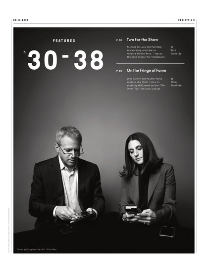 Variety - 23.06.14 Edition: Take Two, Can New Studio Chiefs Michael De Luca & Pam Abdy Revive Warner Bros.?, Drew Tarver & Heléne Yorke On Roles In Scathing Hollywood Satire The Other Two & More!