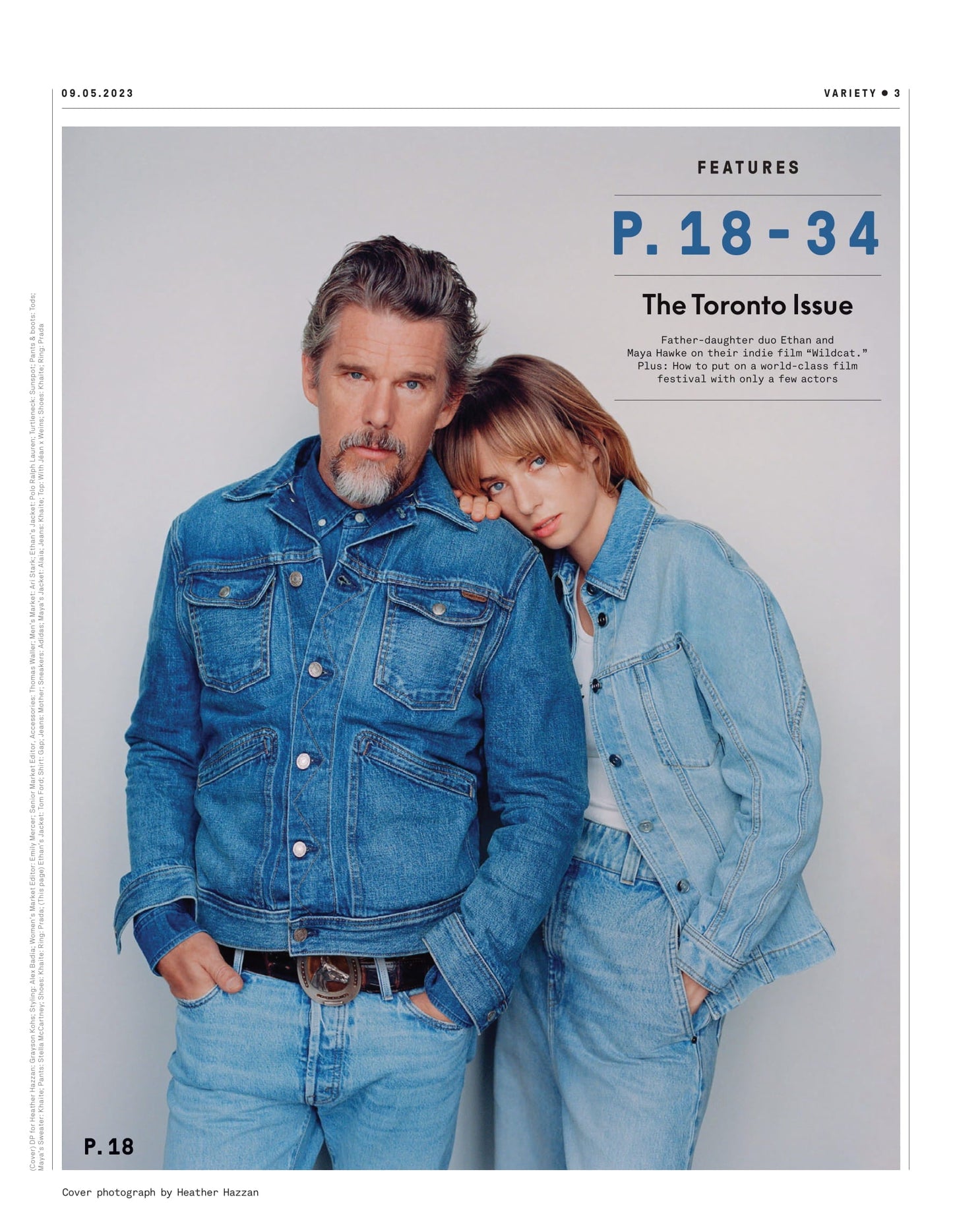 Variety - 23.09.05 Edition: Stranger Things, Father-Daughter Duo Ethan Hawke & Maya Hawke Who Plays Writer Flannery O'Connor In Indie Film Wildcat, 2023 Toronto International Film Festival & More!