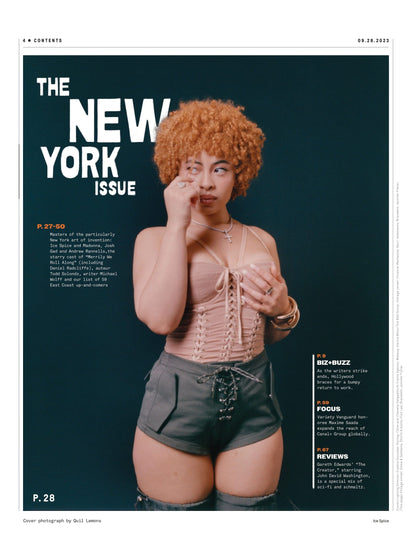 Variety - 23.09.28 Edition: The New York Issue, Ice Spice's Meteoric Rise, Daniel Radcliffe On Broadway In Merrily We Roll Along, 59 East Coast New Power Players, What's Next For Fox News & More!