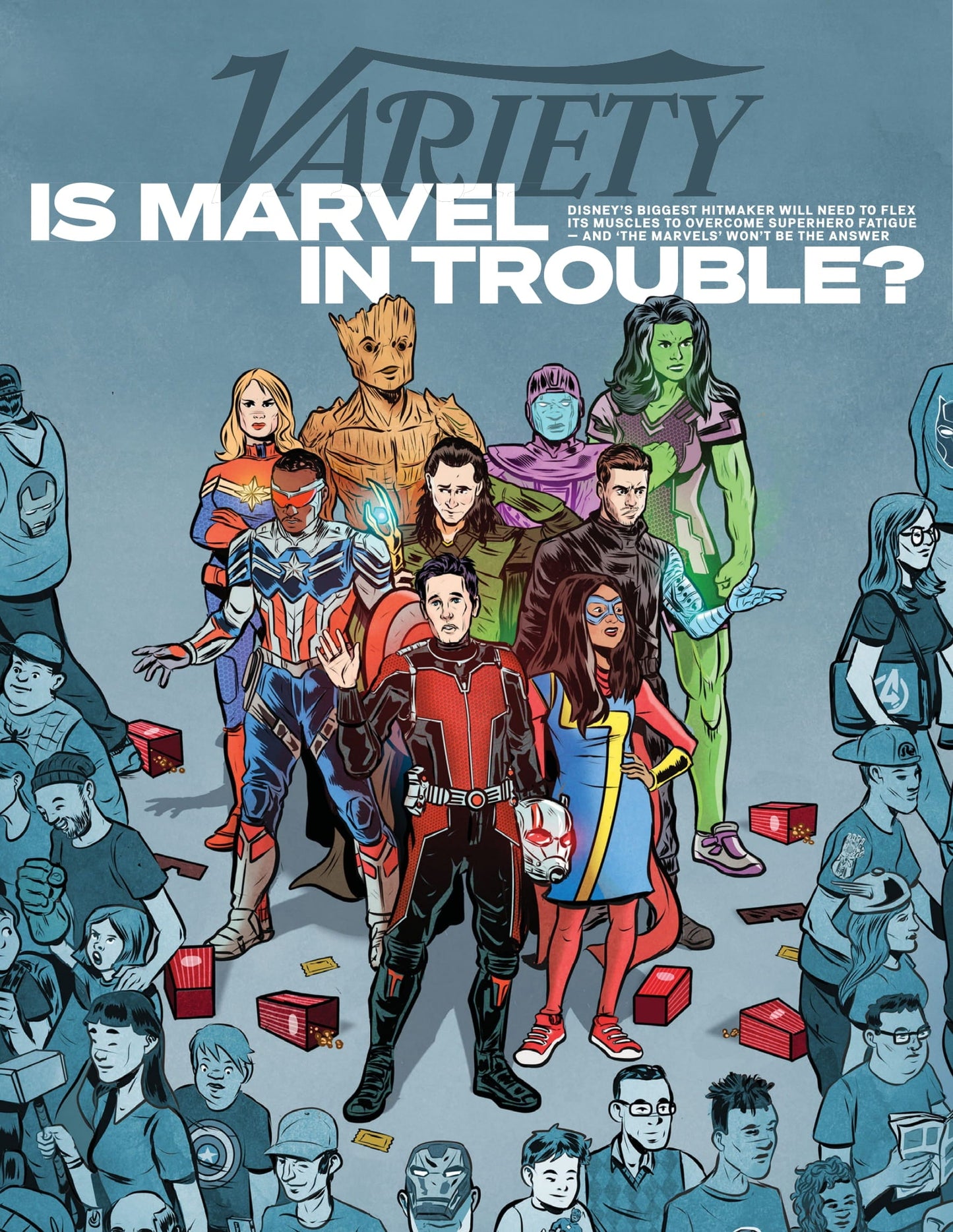 Variety - 23.11.01 Edition: Is Marvel In Trouble?, Disney's Biggest Hitmaker Overcoming Scandal & Superhero Fatigue, Meg Ryan Returns For One More Holiday Rom-Com, Remembering Matthew Perry & More!