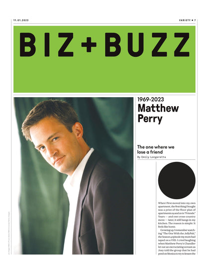 Variety - 23.11.01 Edition: Is Marvel In Trouble?, Disney's Biggest Hitmaker Overcoming Scandal & Superhero Fatigue, Meg Ryan Returns For One More Holiday Rom-Com, Remembering Matthew Perry & More!