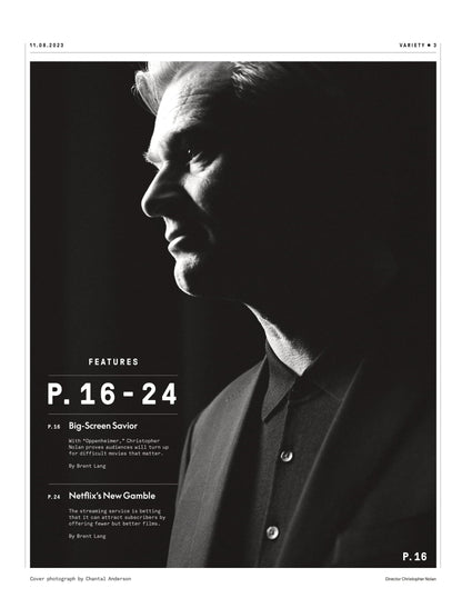 Variety - 23.11.08 Edition: Christopher Nolan Defied The Odds With Oppenheimer Proving Audiences Turn Up For Difficult Movies That Matter, Netflix's Gamble On Offering Fewer But Better Films & More!