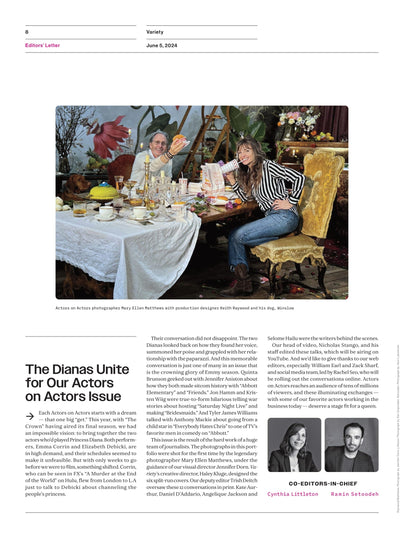 Variety - 24.06.05 Edition: Actors On Actors, 12 Emmy Contenders Compare Notes About Life, Robert Downey Jr., Jodie Foster, Quinta Brunson, Jennifer Aniston, Brie Larson, Jon Hamm, Anna Sawai & More!