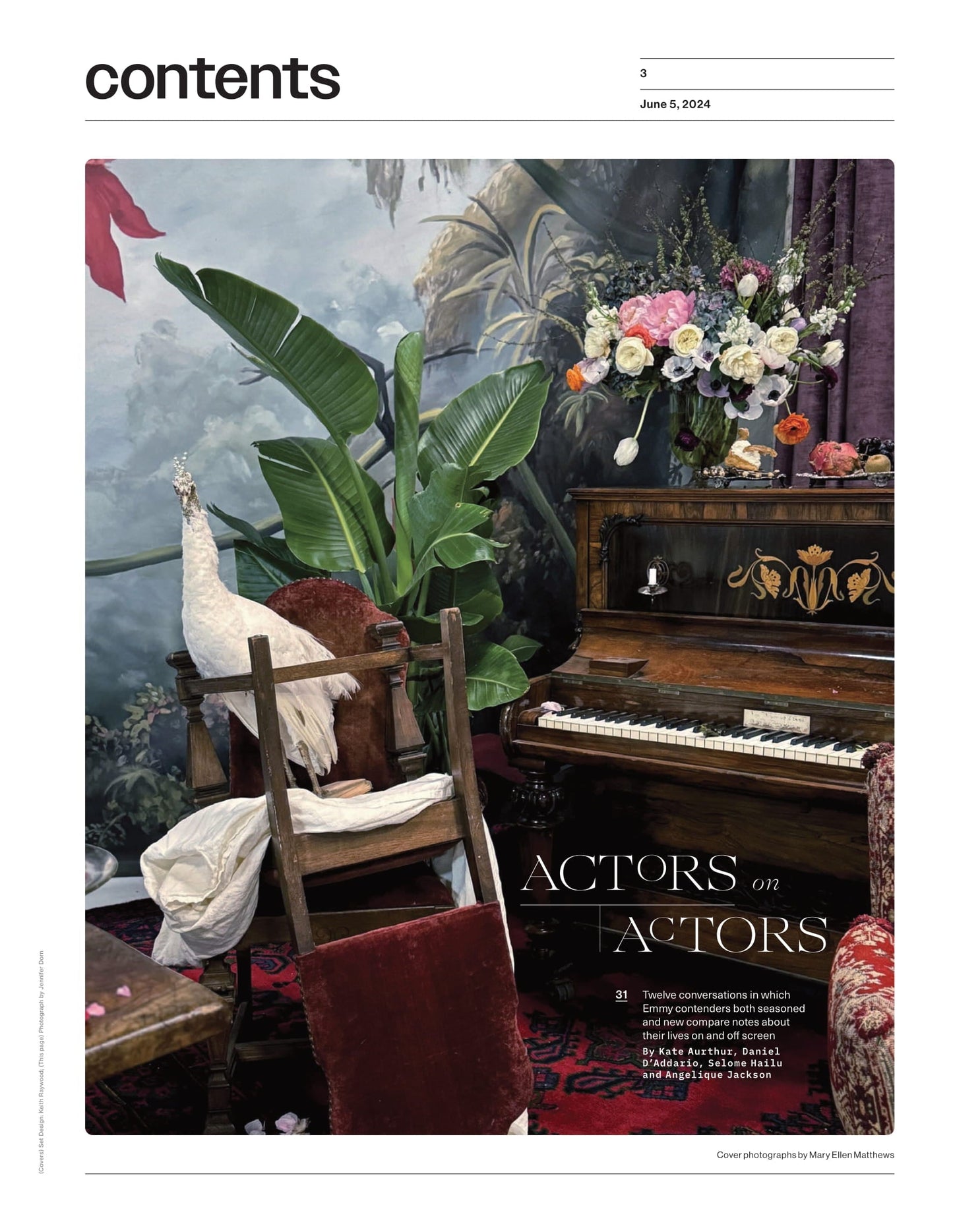 Variety - 24.06.05 Edition: Actors On Actors, 12 Emmy Contenders Compare Notes About Life, Robert Downey Jr., Jodie Foster, Quinta Brunson, Jennifer Aniston, Brie Larson, Jon Hamm, Anna Sawai & More!