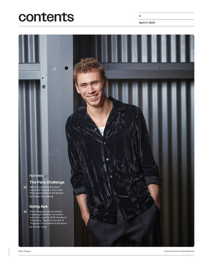 Variety - 24.04.17 Edition: NBCUniversal Banks On Celebrities & Spectacle To Bring Big Crowds To Paris Olympics, Owen Teague Star Of Kingdom Of The Planet Of The Apes, How to Break Coachella & More!