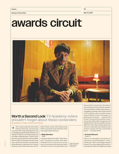 Variety - 24.05.15 Edition: TV’s Reboot, Profit-Hungry Streamers Adapt The Broadcast Network Playbook, Box Office Doom & Gloom: A Spring In Broadway’s Step, Reframing The Phantom Menace & More!