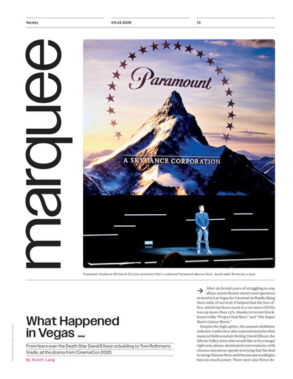Variety - 26.04.22 Edition: David Zaslav’s Four-Year Stint At The Top Of Warner Bros Comes To An End Amid The Paramount Skydance Deal, Mind Games With Oz Pearlman, Coachella Highlights & More!
