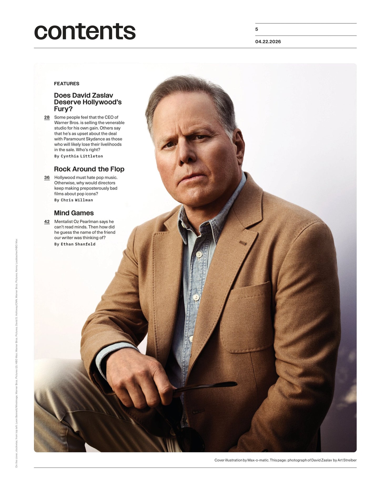 Variety - 26.04.22 Edition: David Zaslav’s Four-Year Stint At The Top Of Warner Bros Comes To An End Amid The Paramount Skydance Deal, Mind Games With Oz Pearlman, Coachella Highlights & More!