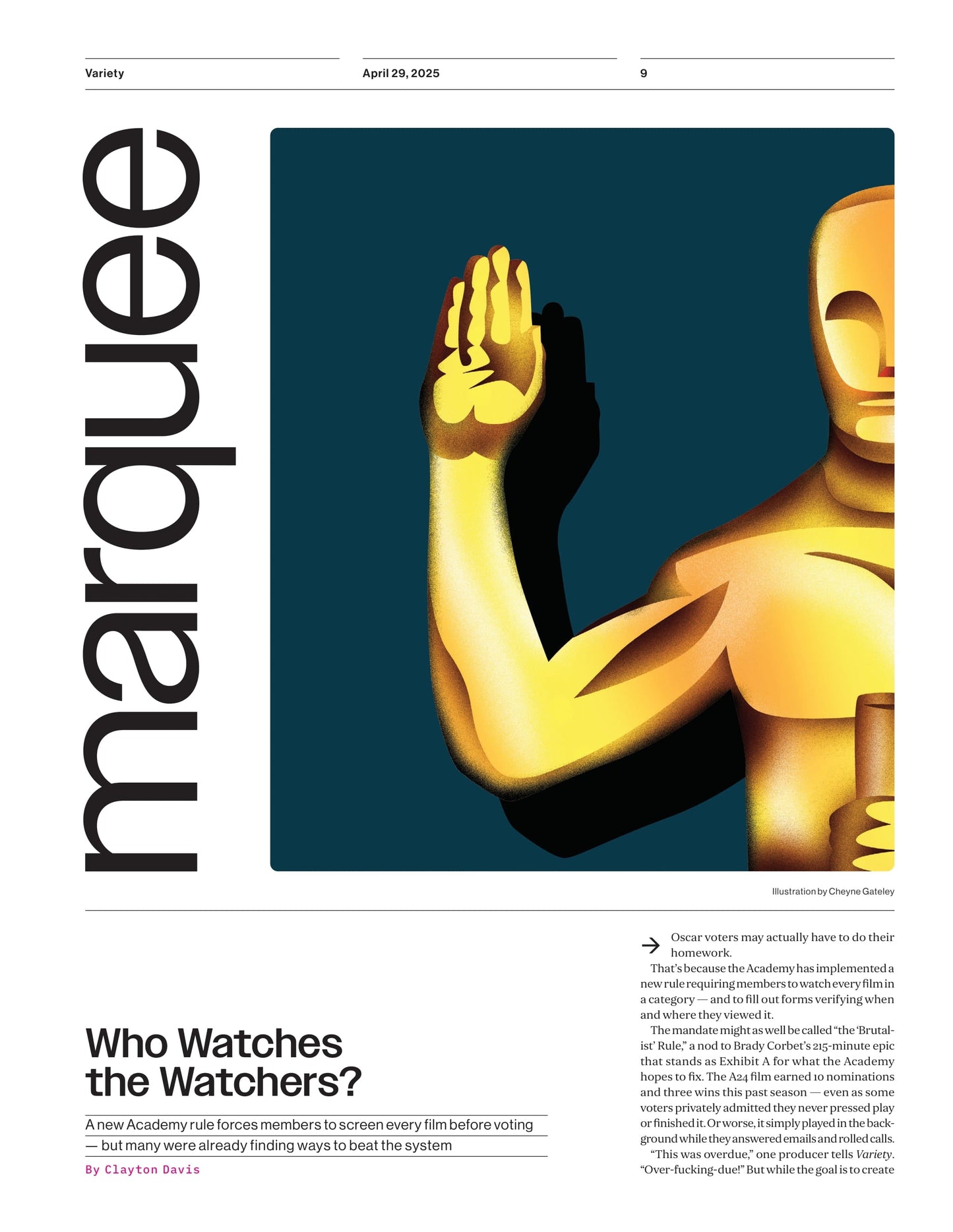 Variety - 25.04.29 Edition: Power Of Women, Reba, Kelsea, Sheryl & Mickey, Green Day & Ellen Pompeo's Hollywood Walk Of Fame, New Oscar Rule, Big City Greens’ Milestone, Tom Hardy In Havoc & More!