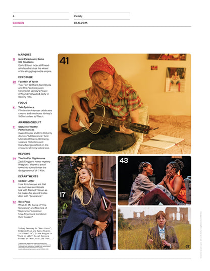 Variety - 25.08.13 Edition: Severance's Tramell Tillman Scales New Heights, Jussie Smollett's Comeback, David Ellison’s Big Challenge, Andrew Lloyd Webber To Build A Multibillion-Dollar Empire & More!