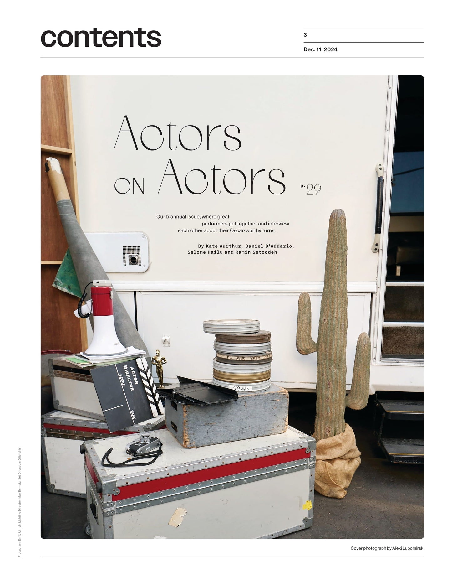 Variety - 24.12.11 Edition: Actors On Actors, Ariana Grande, Cynthia Erivo, Ryan Reynolds & Angelina Jolie, Top Chart Honorees, JJ Abrams To Re-Up Warner Bros Contract, Grammy Race Contenders & More!