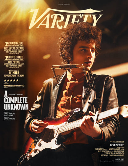 Variety - 24.12.18 Edition: The Most Innovative, Bold, Daring, Directors Of The Year, Squid Game Season 2, Timothée Chalamet Portrays Bob Dylan In A Complete Unknown, Golden Globe Nominations & More!