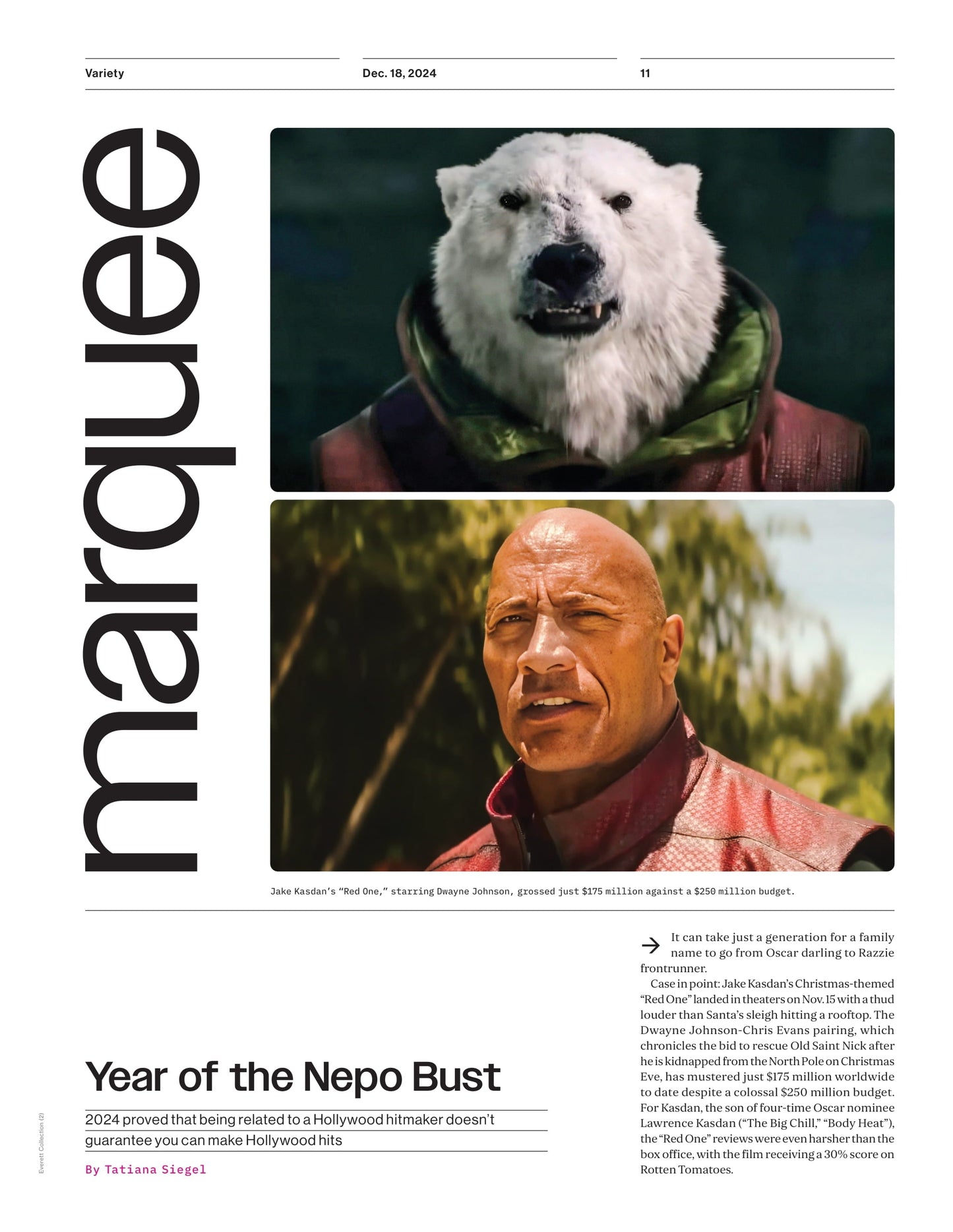 Variety - 24.12.18 Edition: The Most Innovative, Bold, Daring, Directors Of The Year, Squid Game Season 2, Timothée Chalamet Portrays Bob Dylan In A Complete Unknown, Golden Globe Nominations & More!