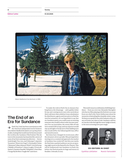 Variety - 26.01.20 Edition: Alexander Skarsgård's Monumental Year, Sundance Film Festival, CBS News Drama, Rachel McAdams Honored On The Walk Of Fame, Aidan Zamiri’s Directorial Debut & More!