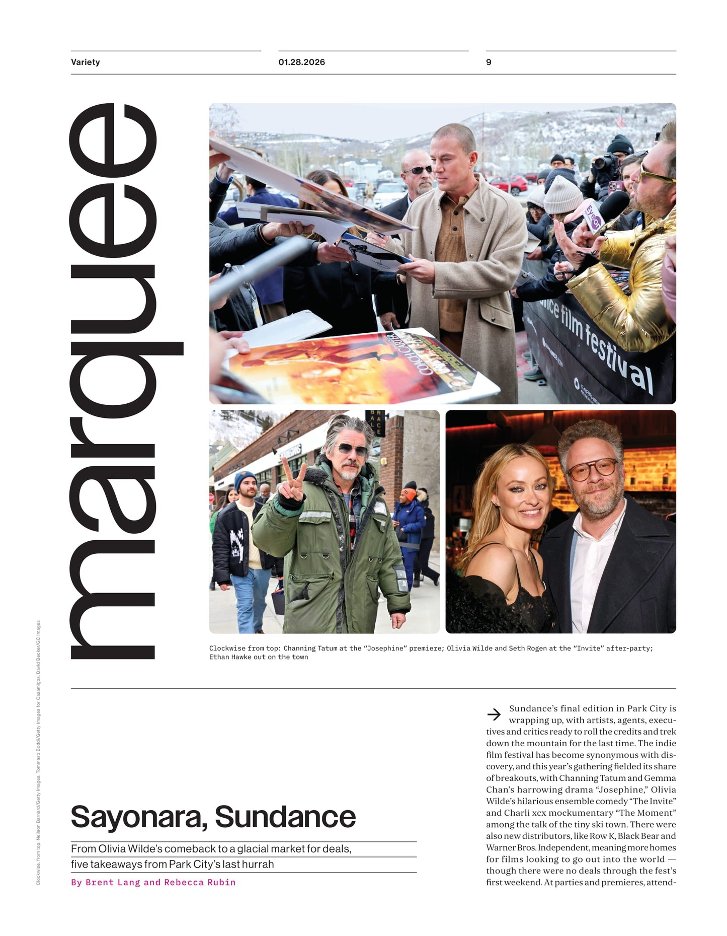 Variety - 26.01.28 Edition: Football's New Fandom & The Taylor Swift Effect, The New Face Of NBC Sports For Super Bowl & Olympic Coverage, Park City’s Last Hurrah, Wagner Moura’s Oscar Journey & More!