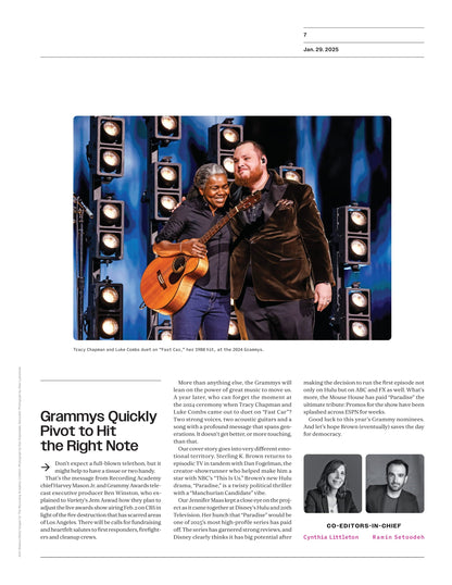 Variety - 25.01.29 Edition: Sterling K. Brown Returns To TV In Hulu’s Political Thriller, Grammys Pivoted Again; The Third Time In Five Years, Oscar Nominations, The Substance, Sundance Recap & More!