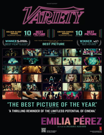 Variety - 25.01.02 Edition: What Is This Feeling, What's Next For Wicked? Nikki Glasser Hosts The Golden Globes, 2025 Movie Hit Predictions, Better Man Casts A CG Chimp, The Oscar Countdown, & More!