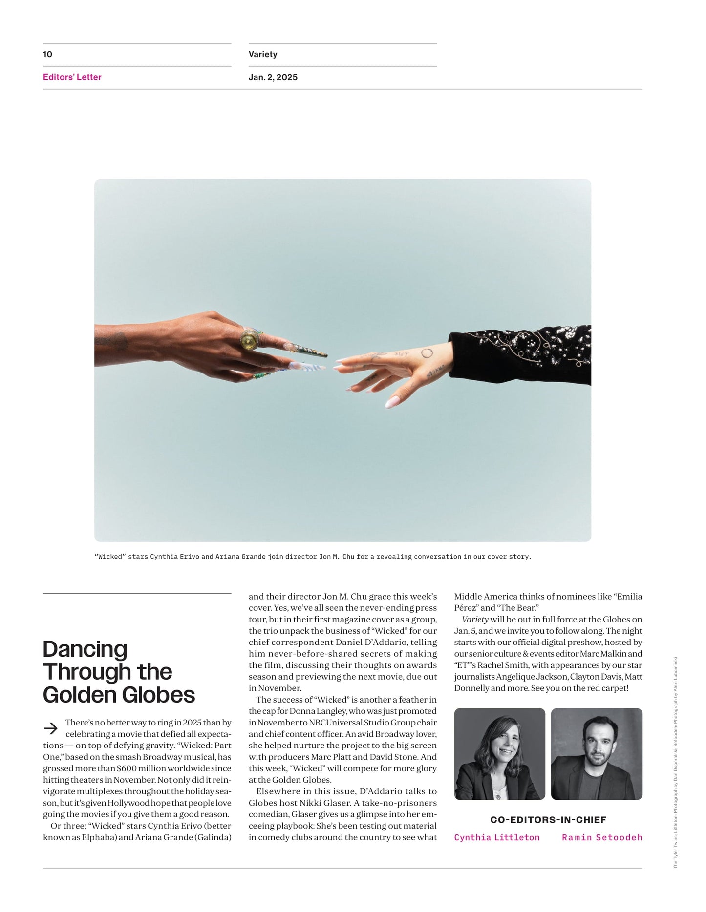 Variety - 25.01.02 Edition: What Is This Feeling, What's Next For Wicked? Nikki Glasser Hosts The Golden Globes, 2025 Movie Hit Predictions, Better Man Casts A CG Chimp, The Oscar Countdown, & More!
