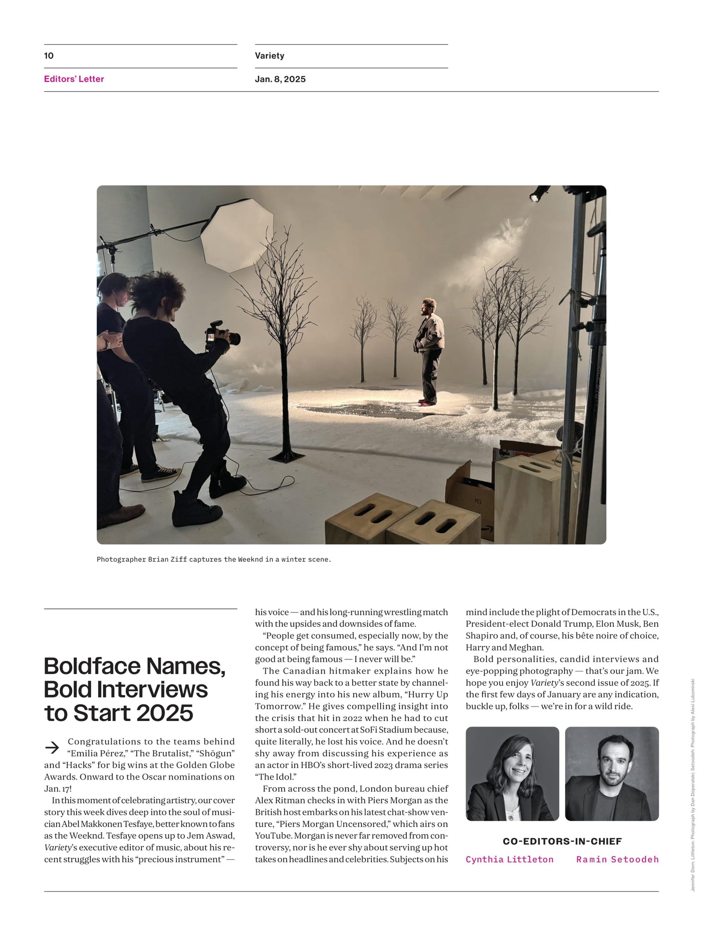 Variety - 25.01.08 Edition: The Weeknd Completes The 'After Hours' Triology With A New Album & Film! Pier Morgan To Grow YouTube Show, Golden Globe's 82nd Ceremony Takeaways, Oscar Nominations & More!