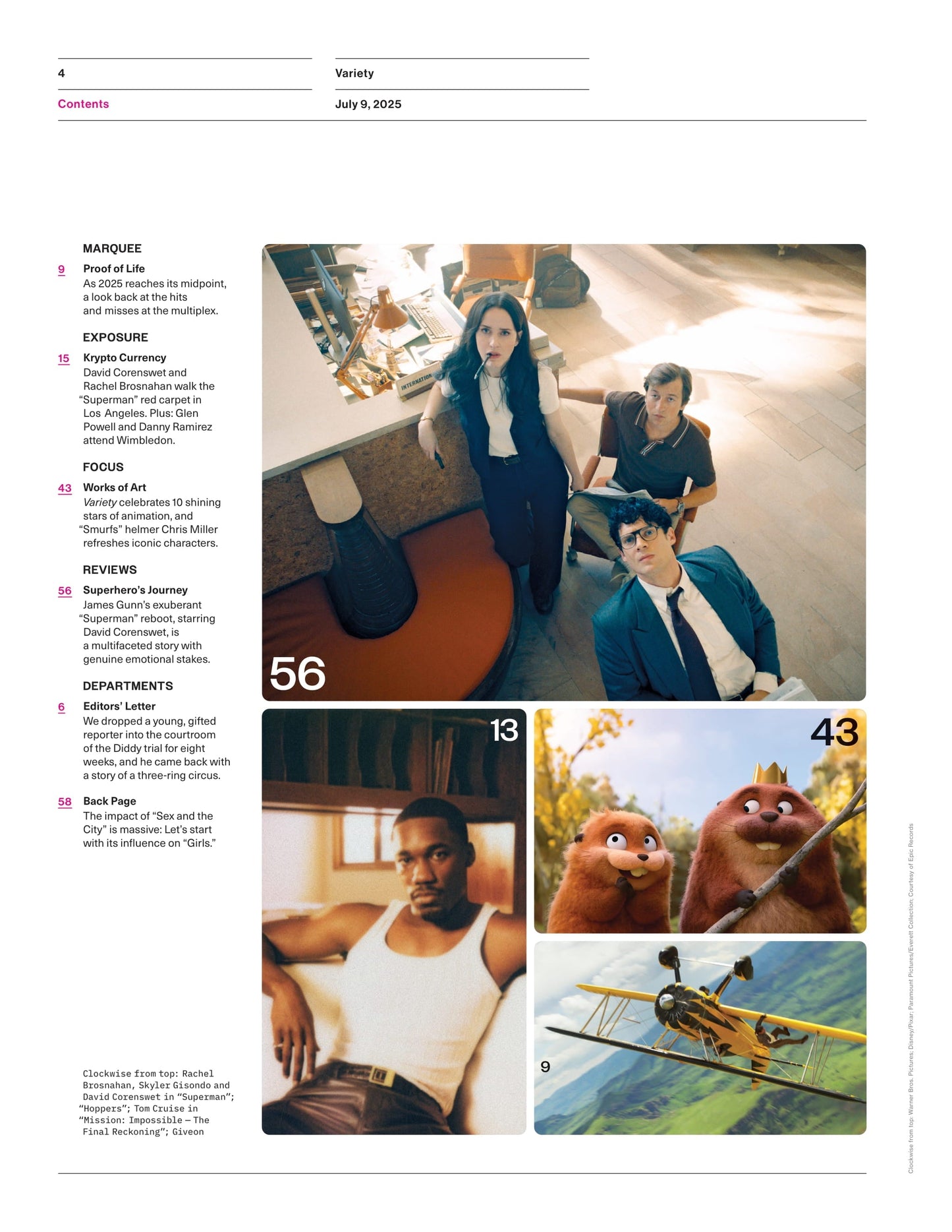 Variety - 25.07.09 Edition: The People V. Sean Combs, The Shocking Verdict, Lena Dunham Thriving In London, Sex & The City’s Lasting Legacy, The New Superman Movie, The Smurfs Iconic Return & More!