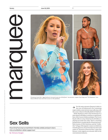 Variety - 25.06.18 Edition: Bad Bunny's Puerto Rico $200M Residency, 2025’s Hottest Concerts, Doechii Calls Out The Trump Regime, Only Fans' Value Soars Past Paramount Global & More!