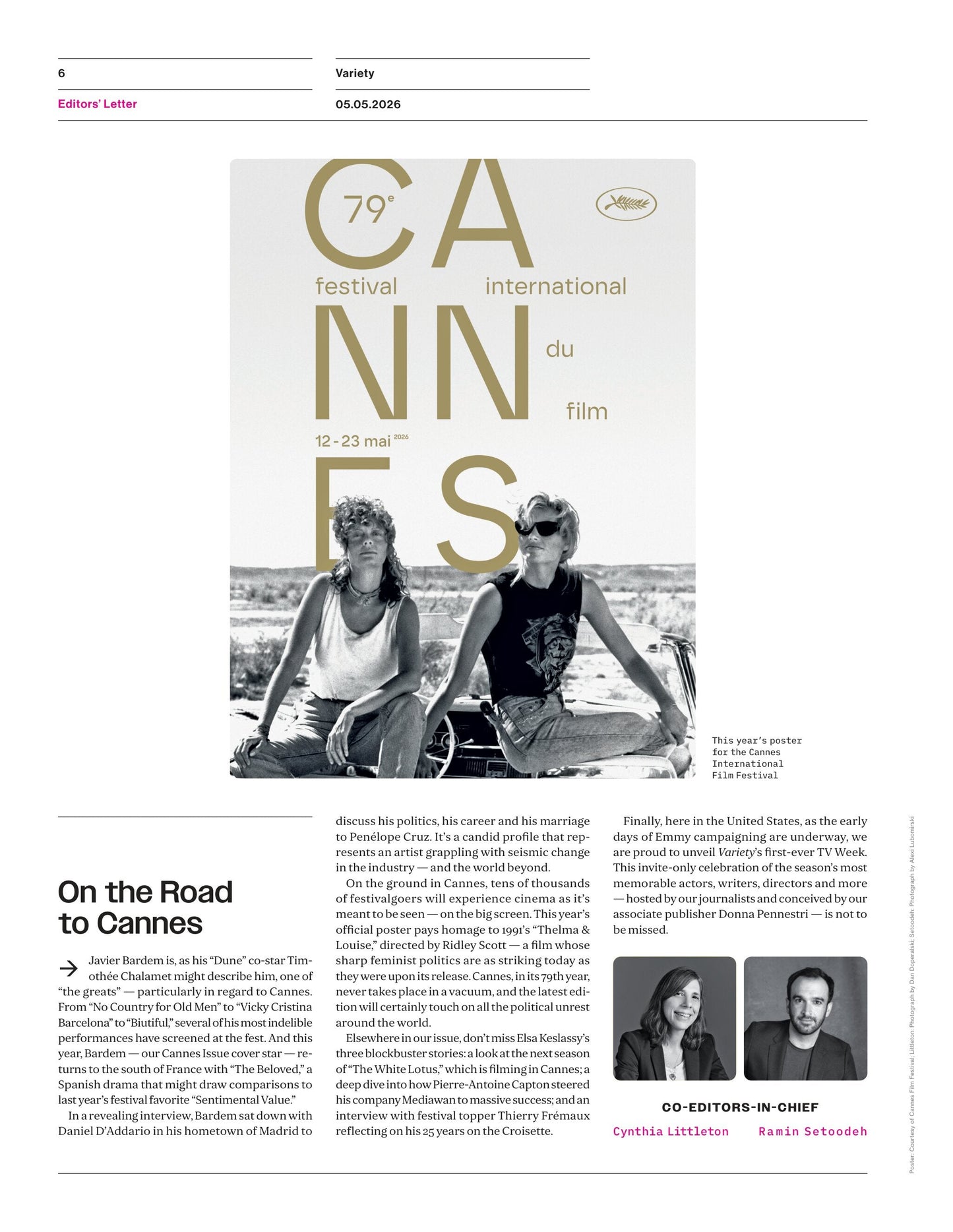 Variety - 26.05.05 Edition: Javier Bardem Steps Into Cannes, Red Carpet Trends, How The Superrich Got Superricher, The Devil Wears Prada 2, Josh Groban's Hollywood Walk Of Fame Star & More!
