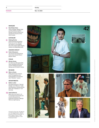Variety - 24.11.13 Edition: Paul Mescal Unleashes Hell In Ridley Scott's Blockbuster Gladiator II, Hollywood Braces For Another Trump Term & Jenna Fischer How Office Ladies Podcast Became A Lifeline