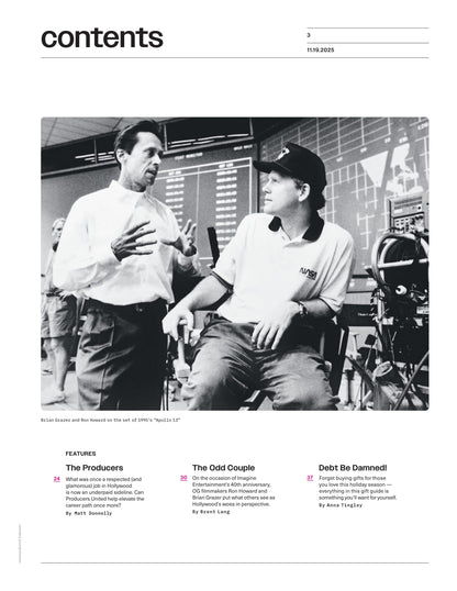 Variety - 25.11.19 Edition: Hollywood Producers Are Fed Up, Golden Globes & Oscar Predictions, Warner Bros.’ Billion Dollar Listing & Studio Bidding War, Tom Cruise’s Governors Awards Triumph & More!