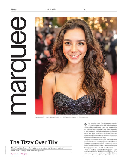 Variety - 25.10.01 Edition: Charlie Hunnam Goes To The Dark Side To Play A Serial Killer, Hollywood's Top 10 Screenwriters, The Furor Over Tilly, New York Film Festival, Grammys 2025 Preview & More!