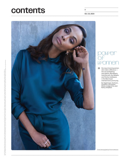 Variety - 24.10.23 Edition: Power Of Women, Zoe Saldaña, Amy Adams, Bela Bajaria, Carol Burnett & 78 Other Trailblazers Making A Difference In The Entertainment Community, Fans Mourn Liam Payne & More