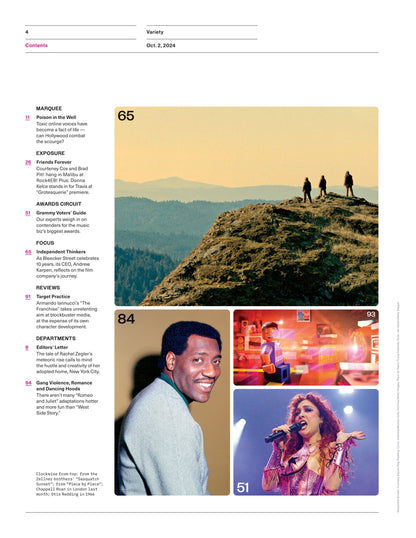 Variety - 24.10.02 Edition:  The New York Issue Starring Rachel Zegler, Telling The Tale Of Modern-Day Romeo & Juliet On Broadway!