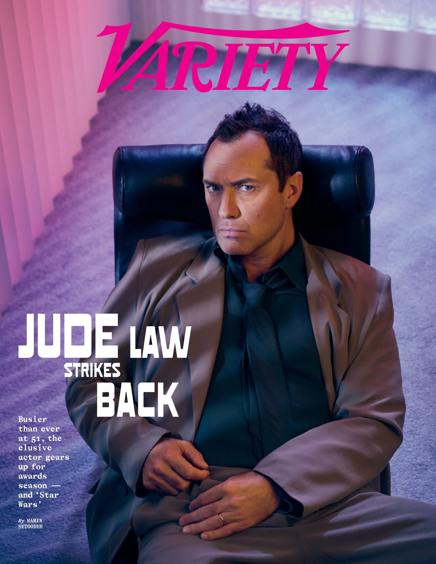 Variety - 24.10.30 Edition: Jude Law Strikes Back! Busier Than Ever At 51, The Talented Mr. Ripley Actor Gears Up For Awards Season & Star Wars, Paddington in Peru, Season 2 Of The Diplomat & More!