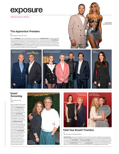 Variety - 24.10.16 Edition: How Keri Russel Star Of Netflix's The Diplomat Is Saving Us This Election Season, The Apprentice Premieres With Sebastian Stan & Jeremy Strong, 10 Actors To Watch & More!