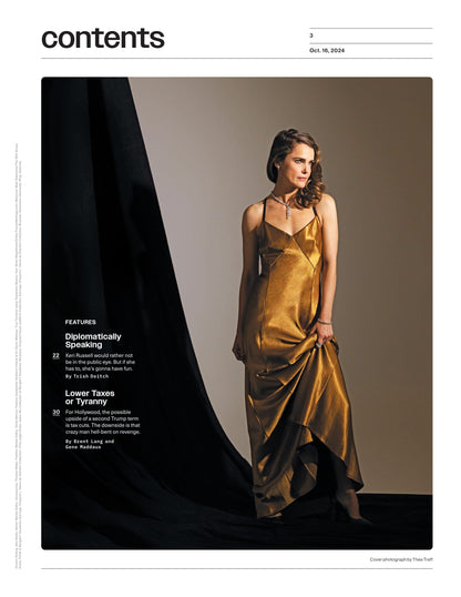 Variety - 24.10.16 Edition: How Keri Russel Star Of Netflix's The Diplomat Is Saving Us This Election Season, The Apprentice Premieres With Sebastian Stan & Jeremy Strong, 10 Actors To Watch & More!