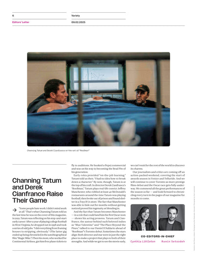 Variety - 25.09.02 Edition: How Channing Tatum & Derek Cianfrance Made Roofman The Most Surprising Film This Fall, Tom Pelphrey's Back In The Spotlight, Netflix’s Next Move & More!