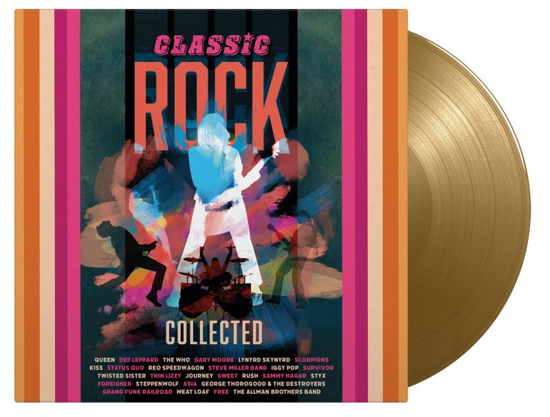 Classic Rock Collected (Colored Vinyl, Gold, 180 Gram Vinyl, Limited Edition) (2 Lp's) Vinyl Record