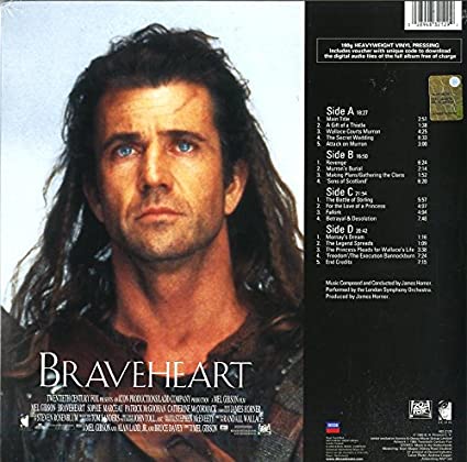 Various Artists - Braveheart (Original Motion Picture Soundtrack) (2 Lp's)  Vinyl Record