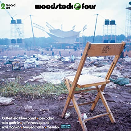 Various Artists  Woodstock Four Limited Edition Green & White Vinyl 2 Lp's Vinyl Record
