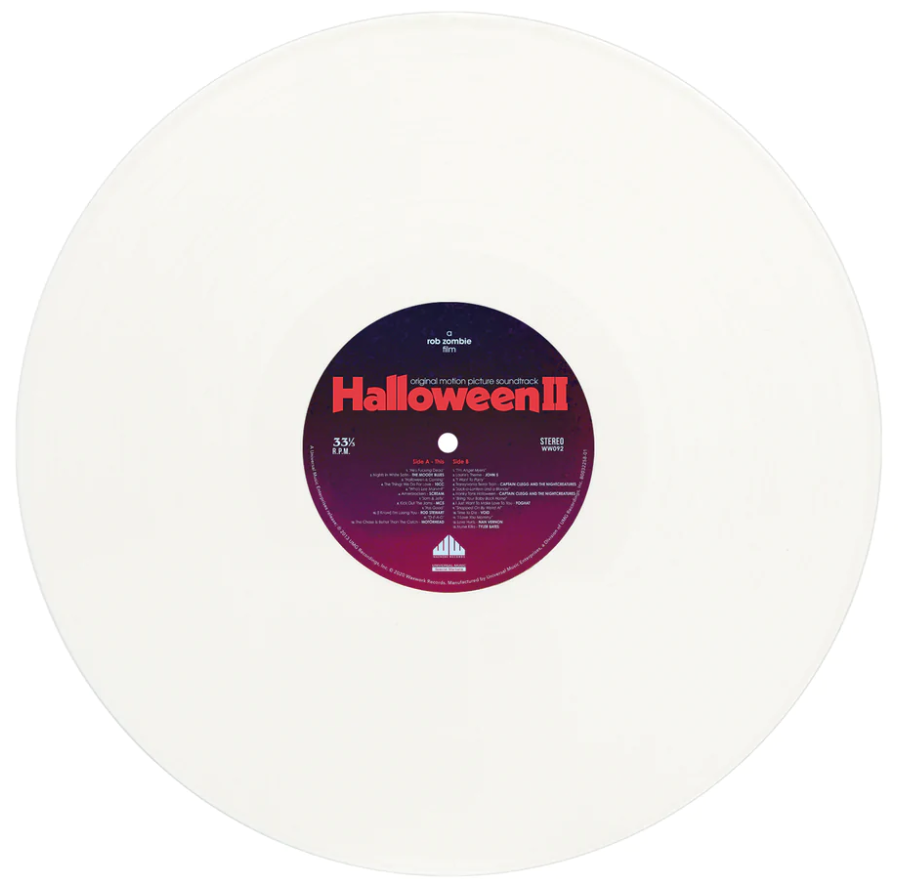 Halloween II Original Motion Picture Soundtrack: A Rob Zombie Film (180g, Booklet, White Vinyl)  Vinyl Record