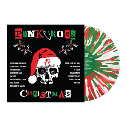 Various Artists - Punk Rock Christmas [Red/Green/White Splatter] Vinyl Record