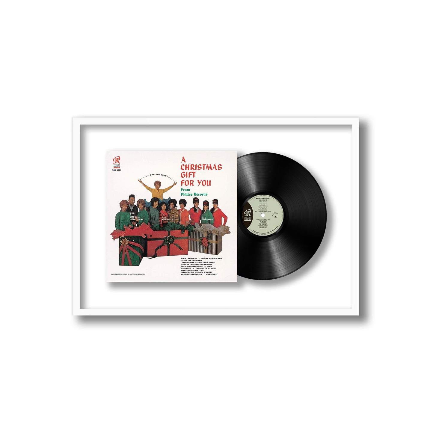 A Christmas Gift For You Framed Vinyl Record