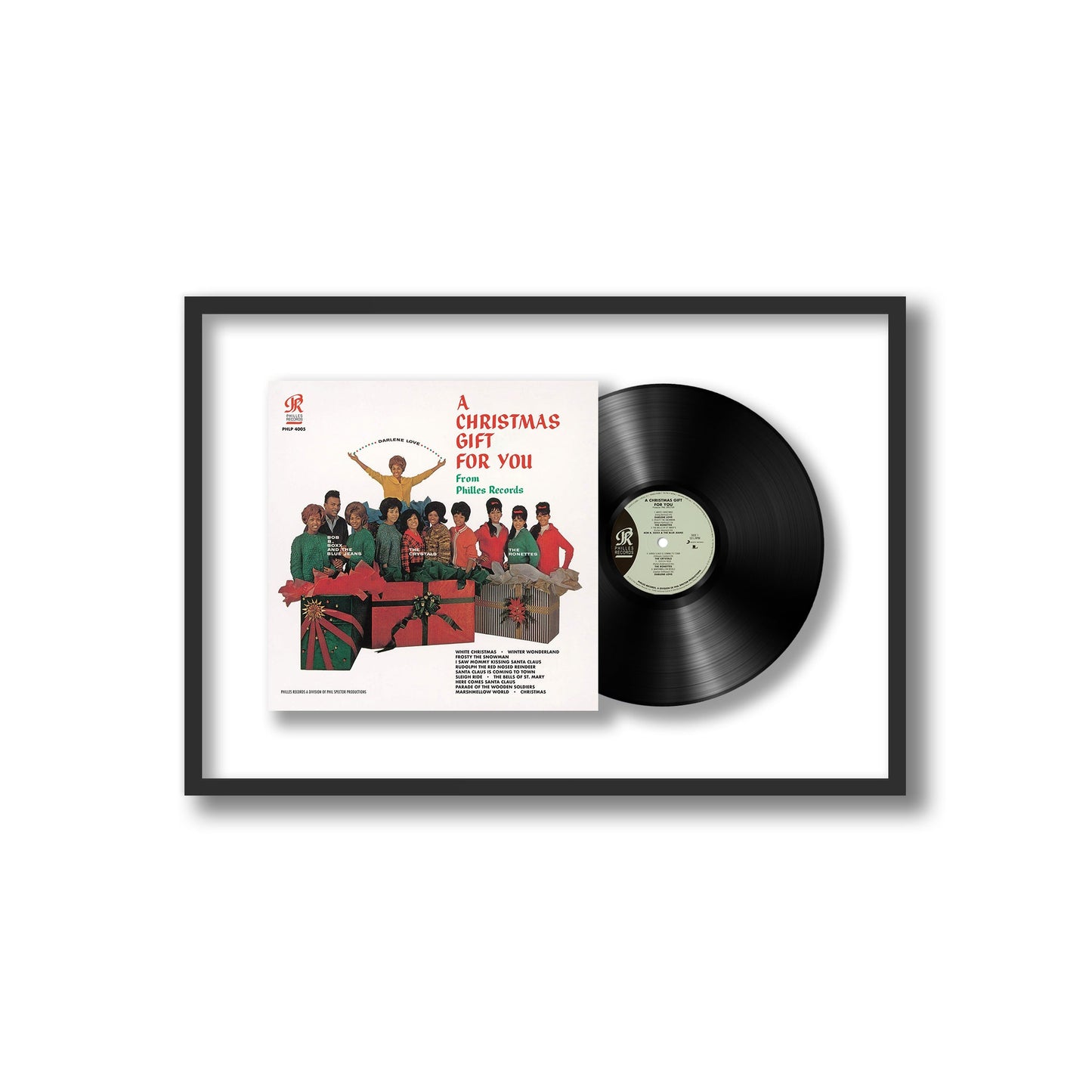 A Christmas Gift For You Framed Vinyl Record