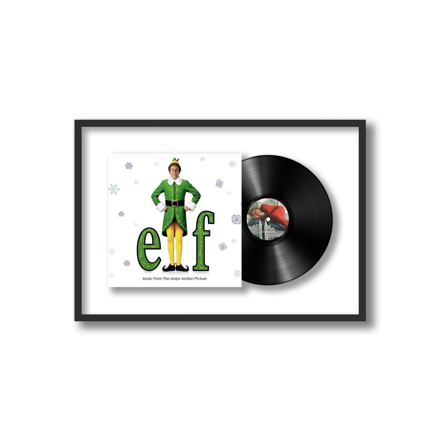 Elf Framed Vinyl Record