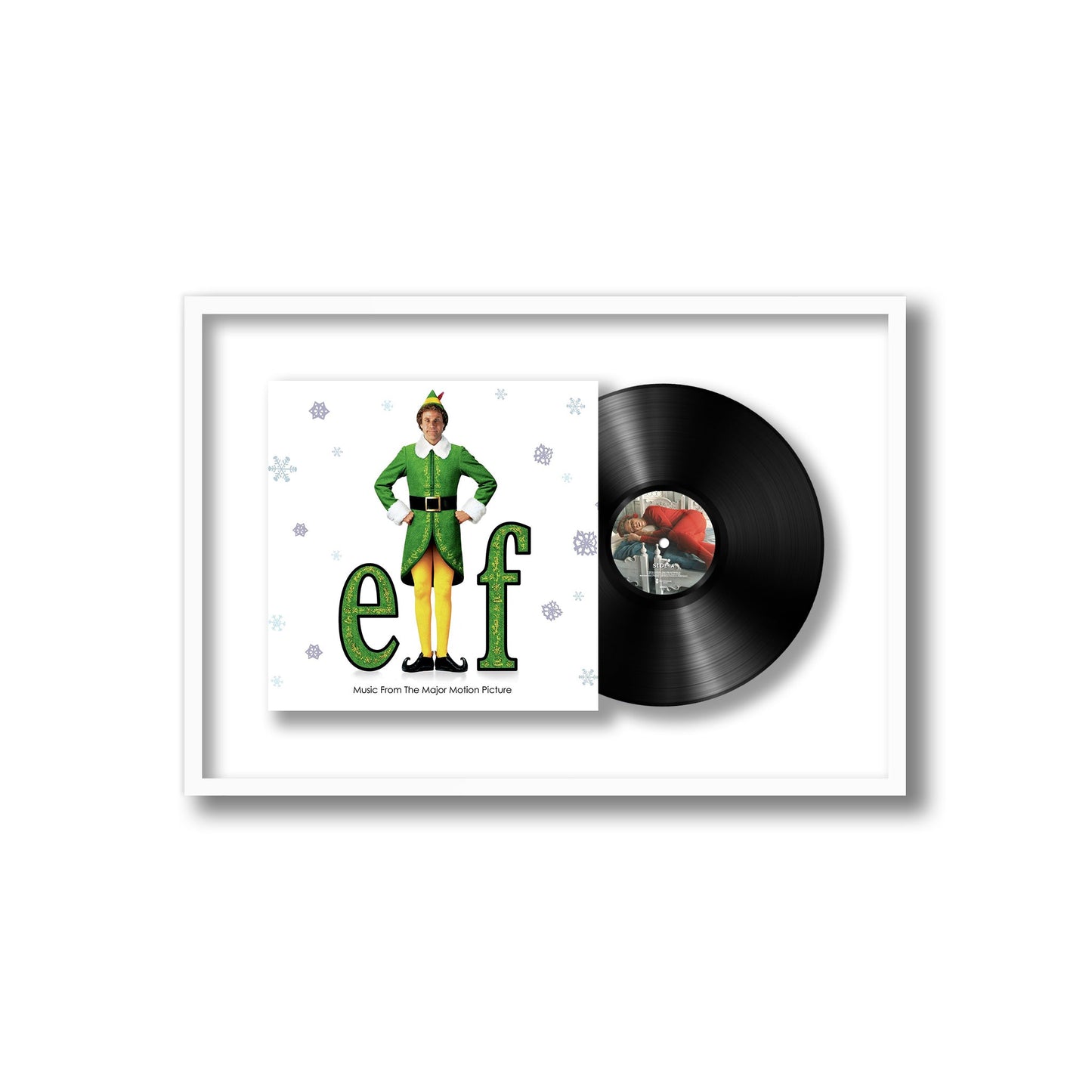 Elf Framed Vinyl Record