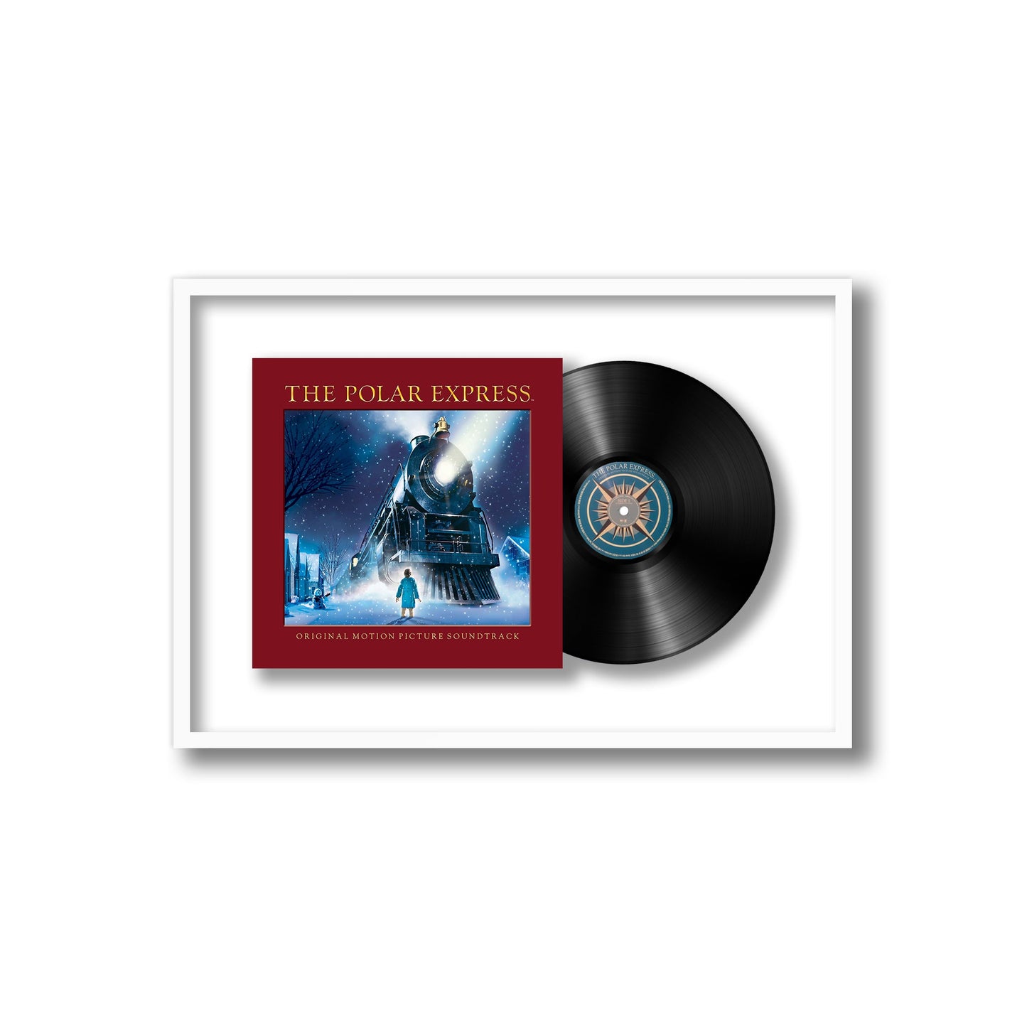 The Polar Express Framed Vinyl Record