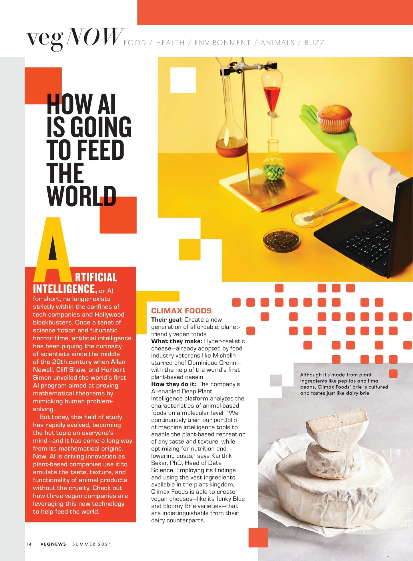 VegNews - Summer 2024: 20 Summer Recipes, Korean BBQ Nachos, Taiwanese Popcorn Tofu, A To Z Guide To Vegan Ice Cream, AI & Vegan Food, Vegan Weddings, Zero-Waste Skincare, New Cookbooks & More!