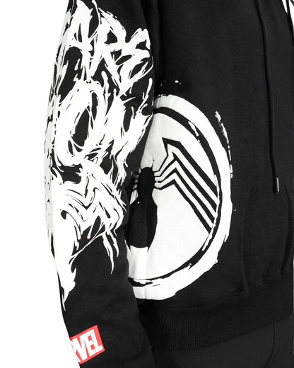 Venom™ - Lethal Protector Black Oversized Heavyweight Mens Hoodie